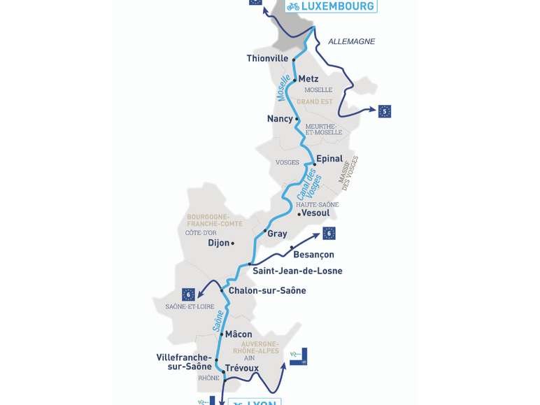 Preparing your first cycling trip on La Voie Bleue Moselle Sa ne